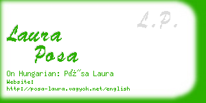 laura posa business card
